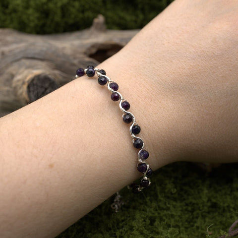 Bracelet d’Elaris — Les Vagues d’Agate Voilée