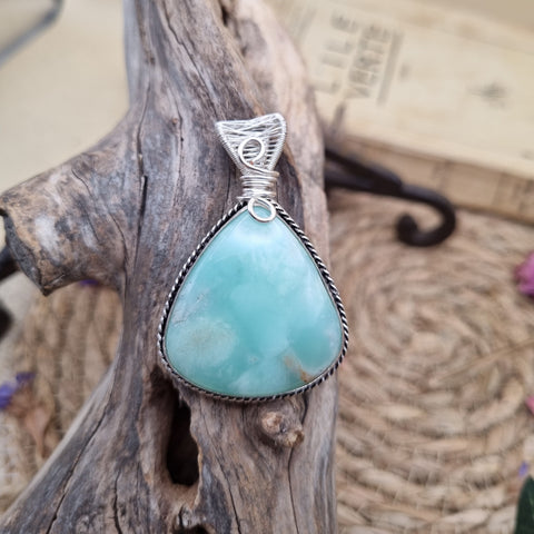 Pendentif Chrysoprase artisanal - Éclat Verdoyant