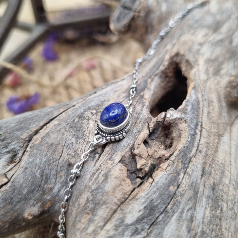 Bracelet artisanal Lapis Lazuli - Beauté Bleutée