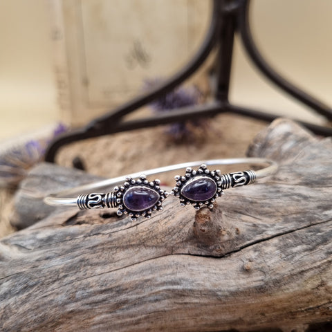 ✨Bracelet “Les Larmes de la Clairière Sacrée” - Améthyste