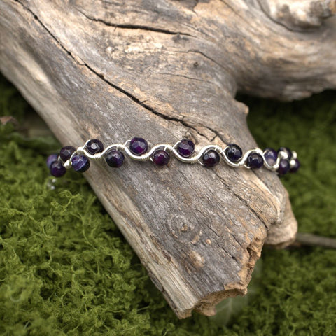 Bracelet d’Elaris — Les Vagues d’Agate Voilée