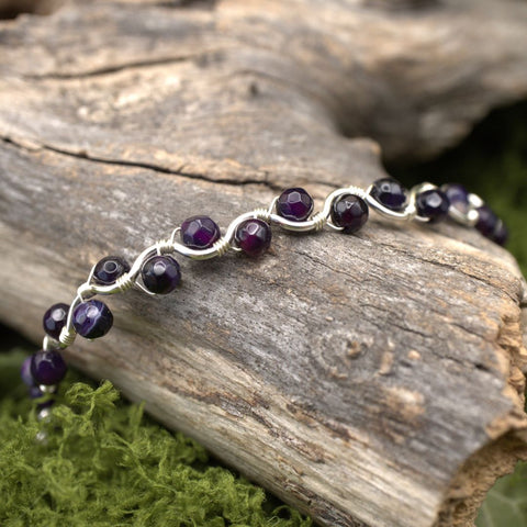 Bracelet d’Elaris — Les Vagues d’Agate Voilée