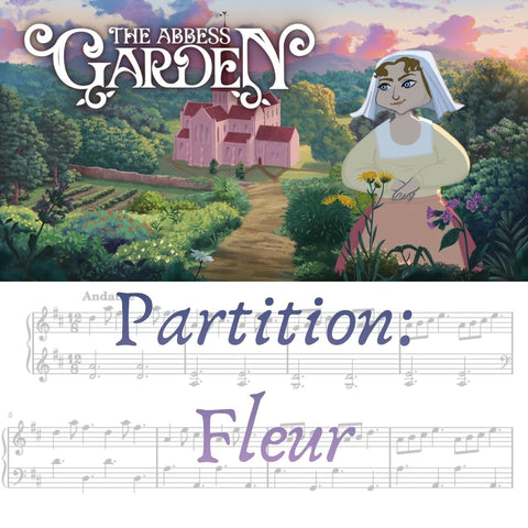 The Abbess Garden - Fleur : Partition harpe