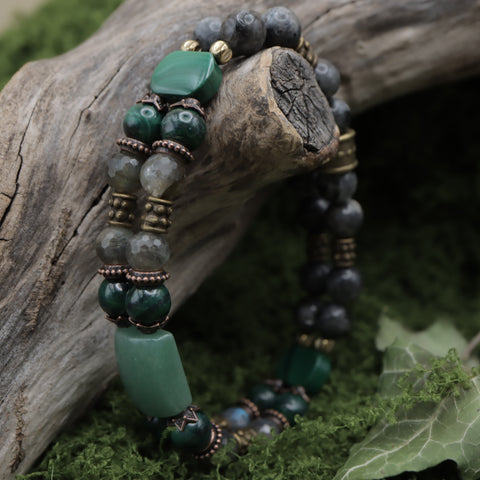 Bracelet Double de Vaelrûn — Le Gardien des Profondeurs