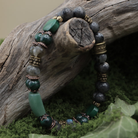 Bracelet Double de Vaelrûn — Le Gardien des Profondeurs