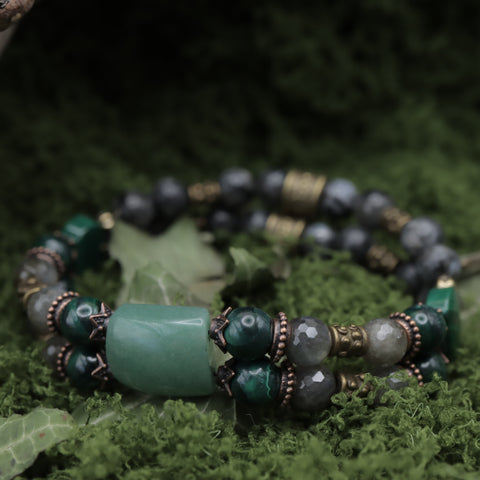 Bracelet Double de Vaelrûn — Le Gardien des Profondeurs
