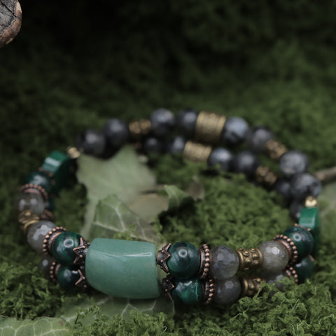 Bracelet Double de Vaelrûn — Le Gardien des Profondeurs