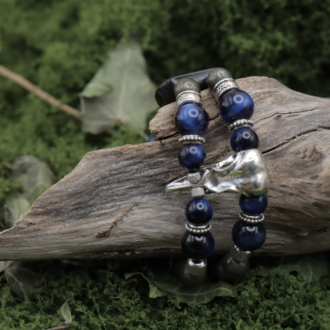 Bracelet Double « Hrafngard » — Les Veilleurs du Crépuscule