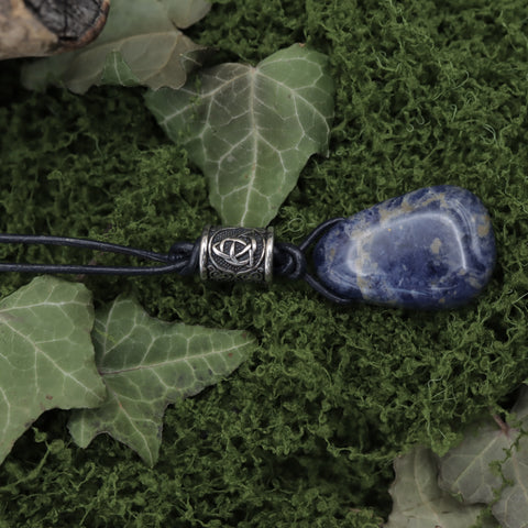 🔵 Collier « Aelmor » — Le Chant des Eaux Anciennes