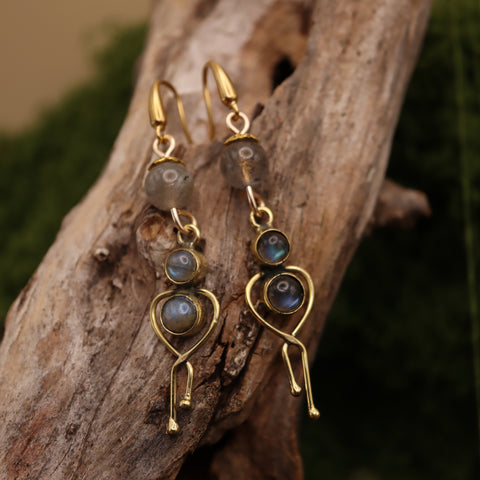 ✨ Boucles d'Oreilles « Aurelindë » — Les Lumières d'Ysoria