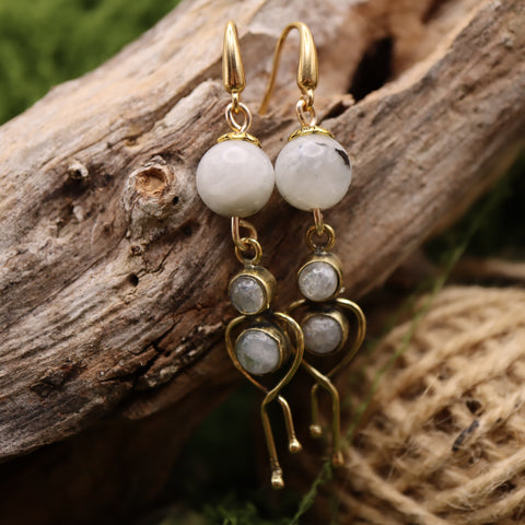 🌙 Boucles d'Oreilles « Lumières d'Aurélune »