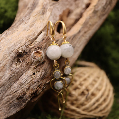 🌙 Boucles d'Oreilles « Lumières d'Aurélune »